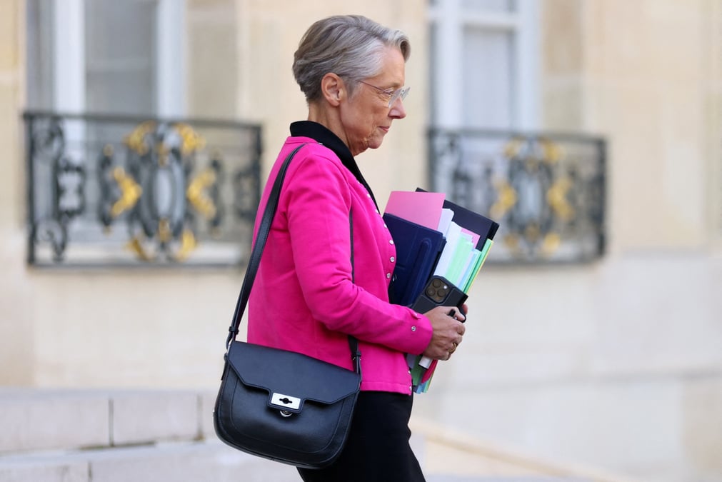 La premiere ministre elizabeth borne au palais de l'elysee