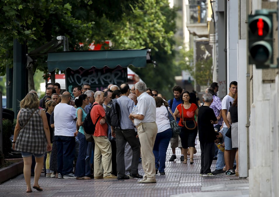 Les banques grecques seront fermees lundi