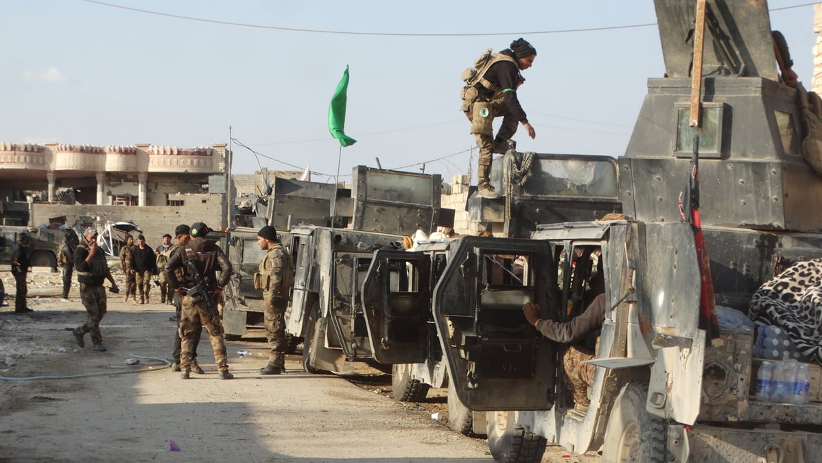 Les forces irakiennes preparent l'assaut final a ramadi
