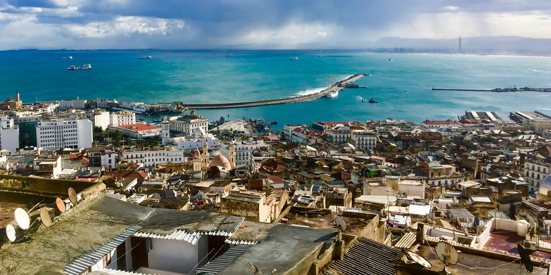 Algérie port d'alger commerce navires