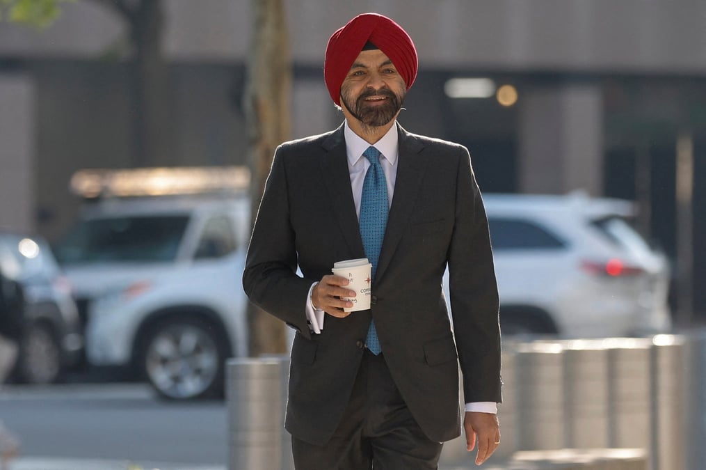 L’annonce de la Banque mondiale s’est faite par un courrier interne de son patron, Ajay Banga (photographié ci-dessus).