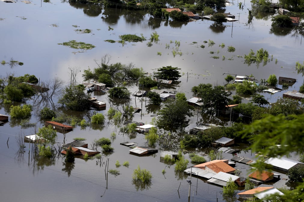 Inondations en amerique du sud
