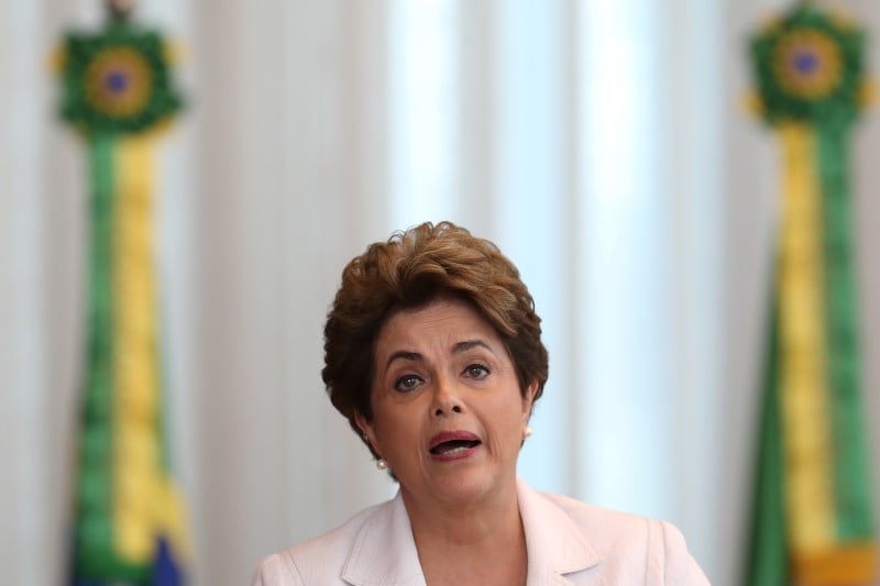 Dilma rousseff devant les senateurs pour son proces en destitution