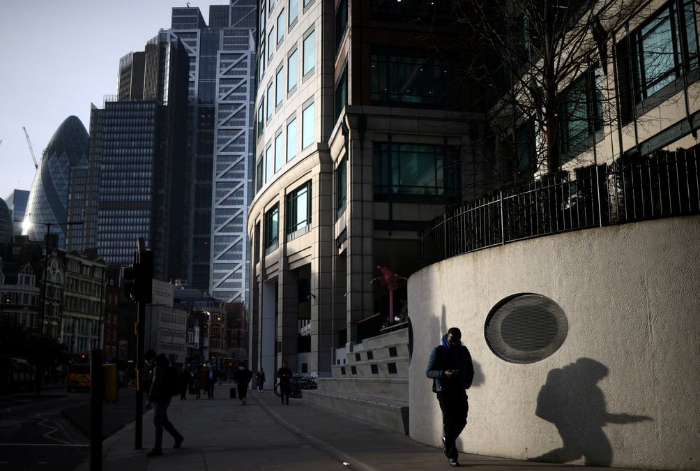 La city, le district financier de londres