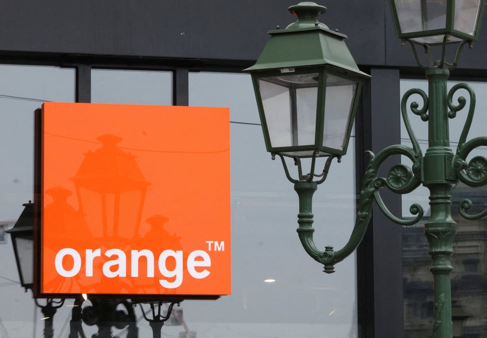 Photo du logo de l'operateur de telecommunications francais orange