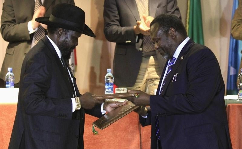 Le president du sud-soudan n'a pas signe l'accord de paix