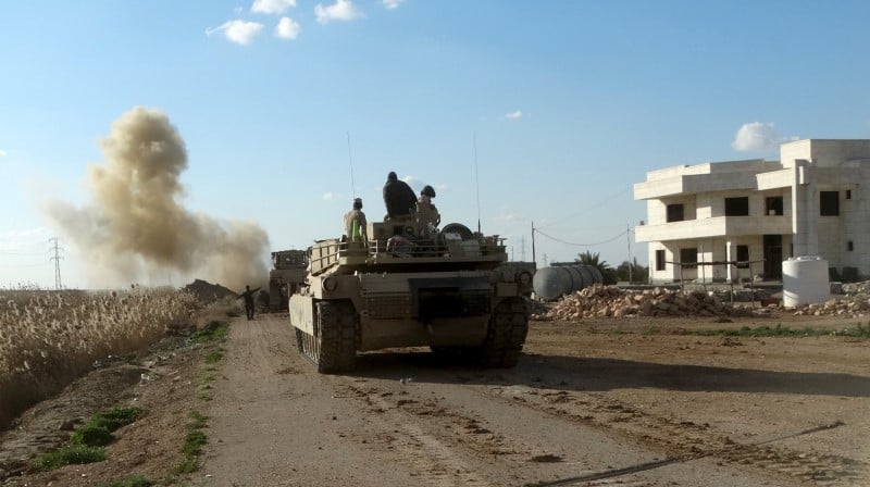 Les forces irakiennes avancent a l'est de ramadi