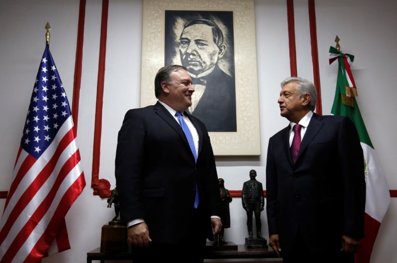 Trump veut renforcer les liens americano-mexicains selon pompeo