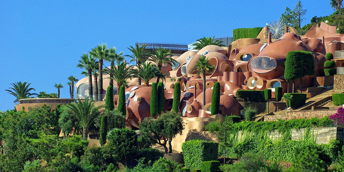 Le Palais Bulles, à Théoule-Sur-Mer.