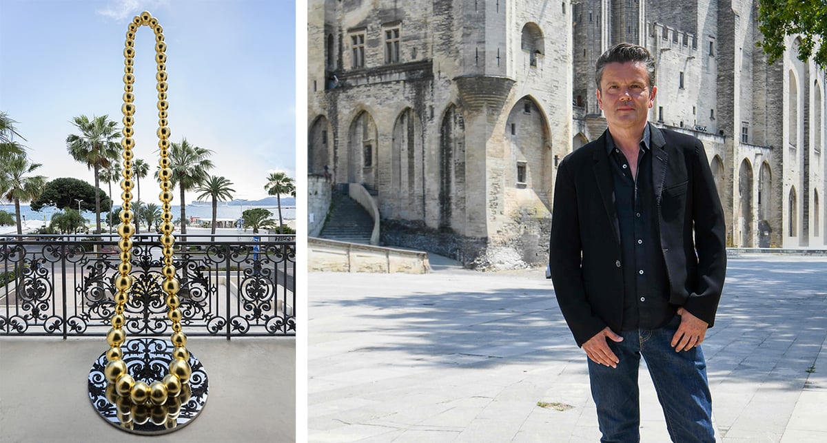 Jean-Michel Othoniel expose à la Malmaison, à Cannes.