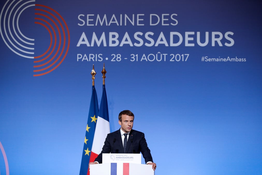 Macron fait de la lutte contre le terrorisme sa priorite diplomatique
