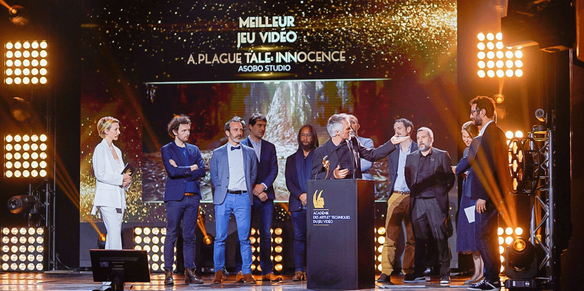 "A Plague Tale : Innocence" d'Asobo Studio a été élu meilleur jeu vidéo et a remporté cinq autres prix.