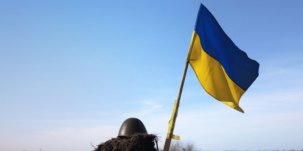 Ukraine drapeau