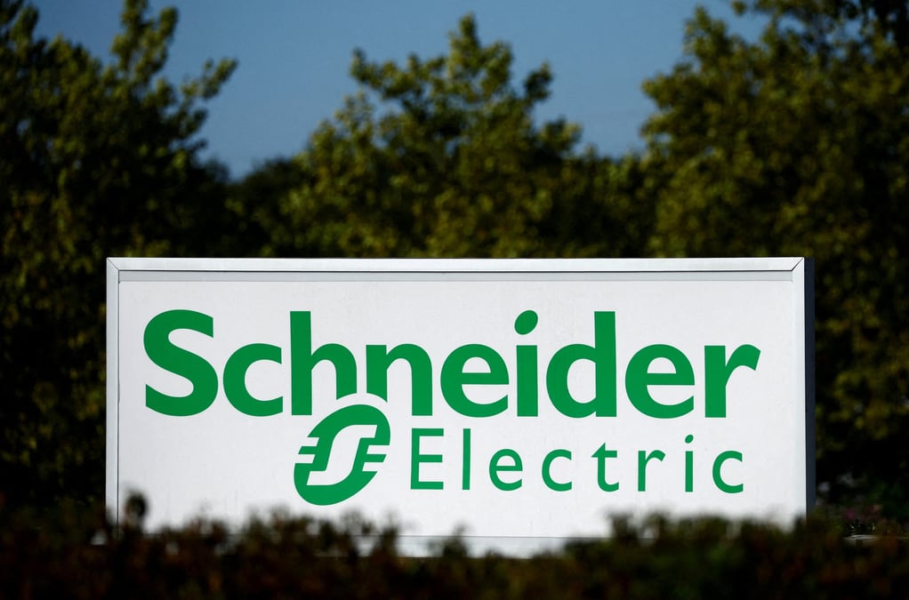 Le logo de schneider electric