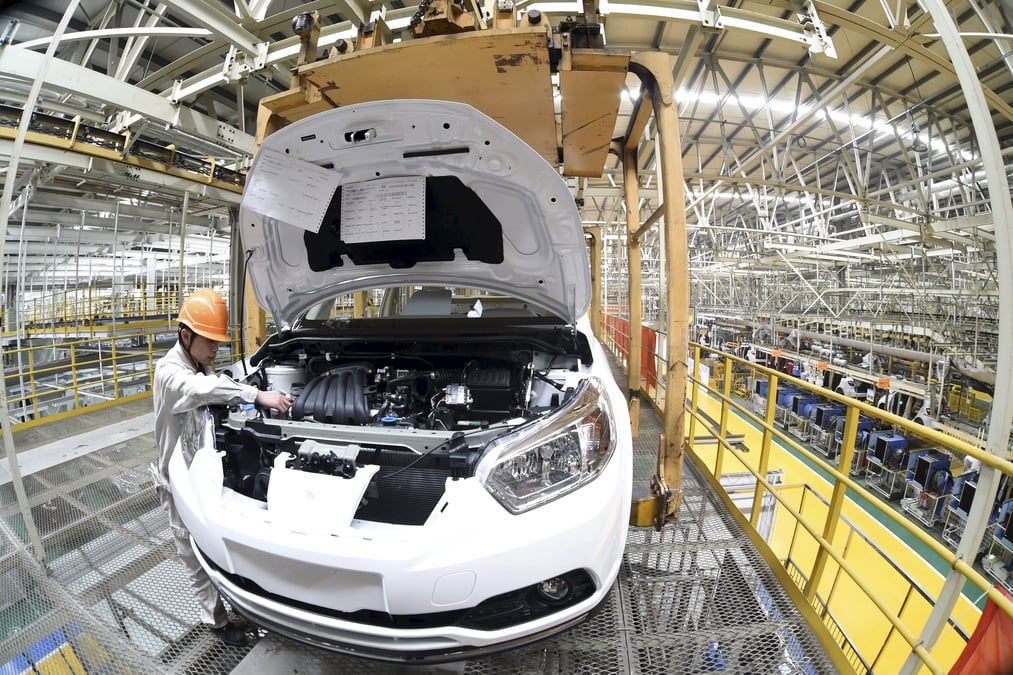 Nouvelle baisse des benefices industriels en chine
