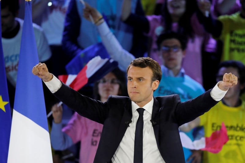 Macron battrait le pen avec 59%