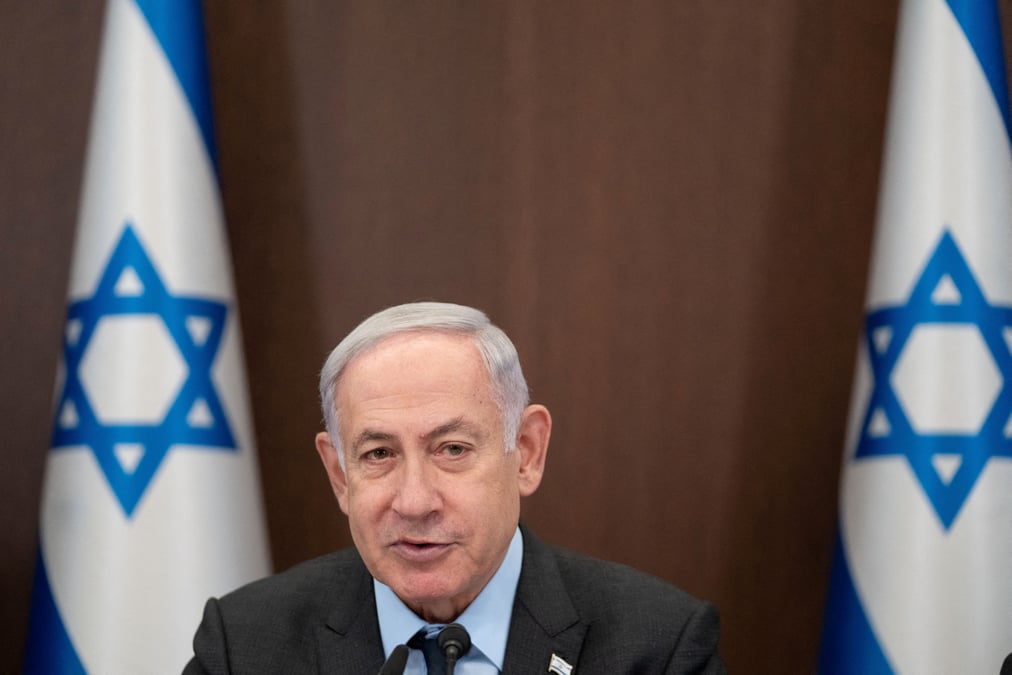 Photo d'archives du premier ministre israelien, benjamin netanyahu