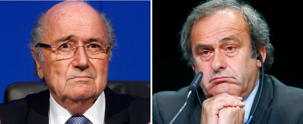 Platini et blatter suspendus 8 ans ! 