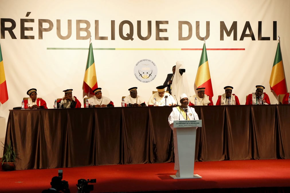 Mali: "ibk" fait du retour a la paix la "priorite absolue" de son second mandat