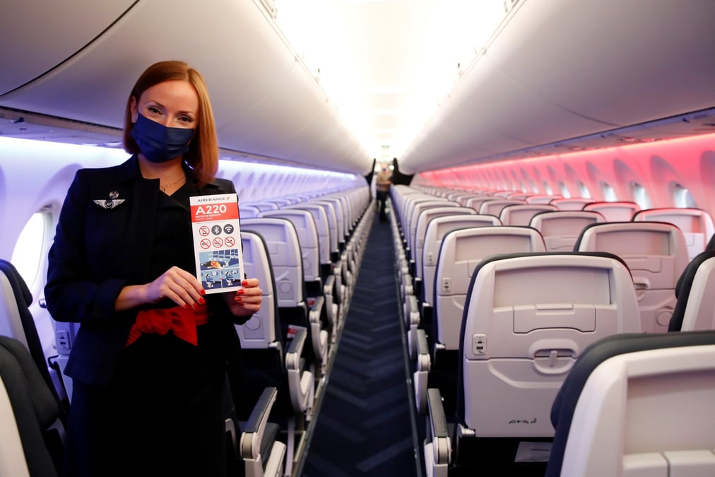 Air france constate une legere reprise des voyages d'affaires sur les vols interieurs