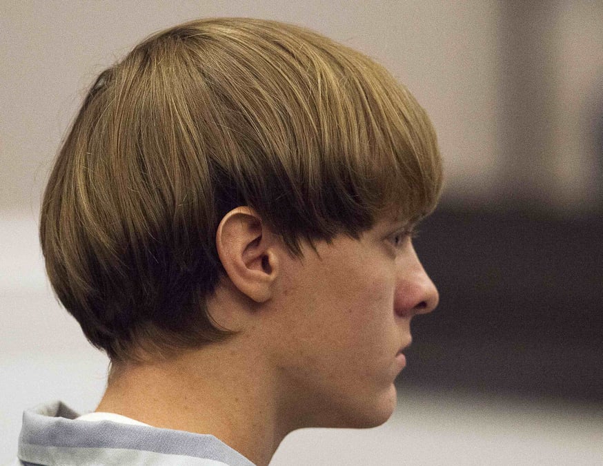 L'auteur presume de l'attentat de charleston plaide non coupable
