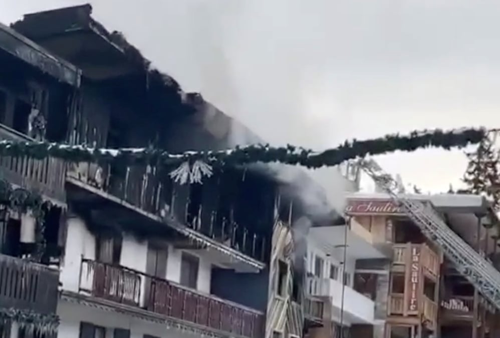 Incendie a courchevel, deux morts, 20 blesses