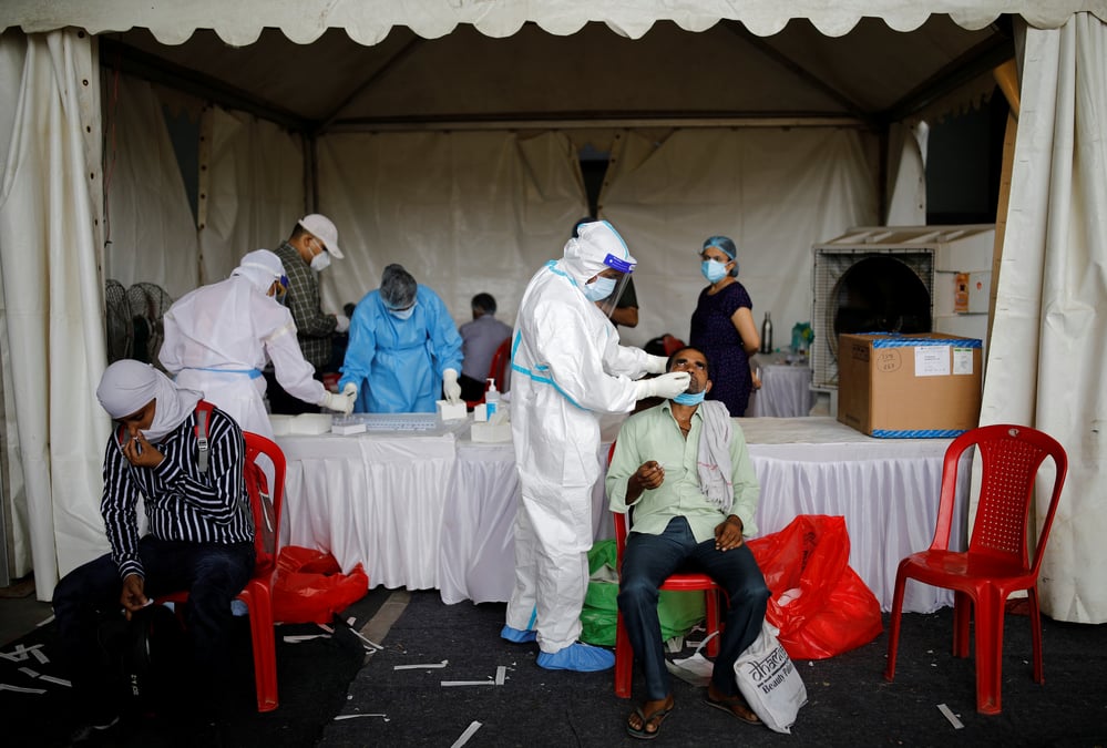 Coronavirus: nouveau record de cas quotidiens signales en inde