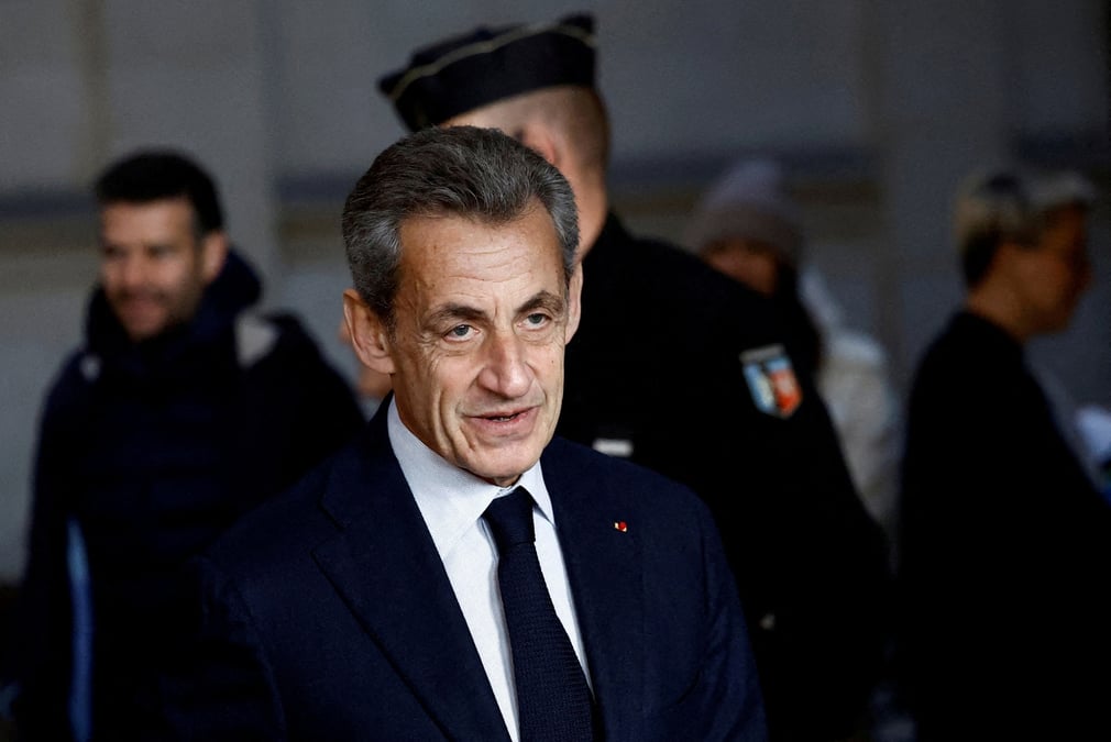Photo d'archives de l'ancien president francais nicolas sarkozy a paris, en france