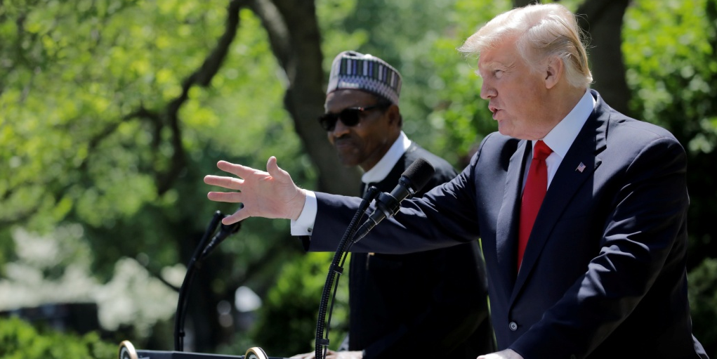 Buhari Trump Maison Blanche