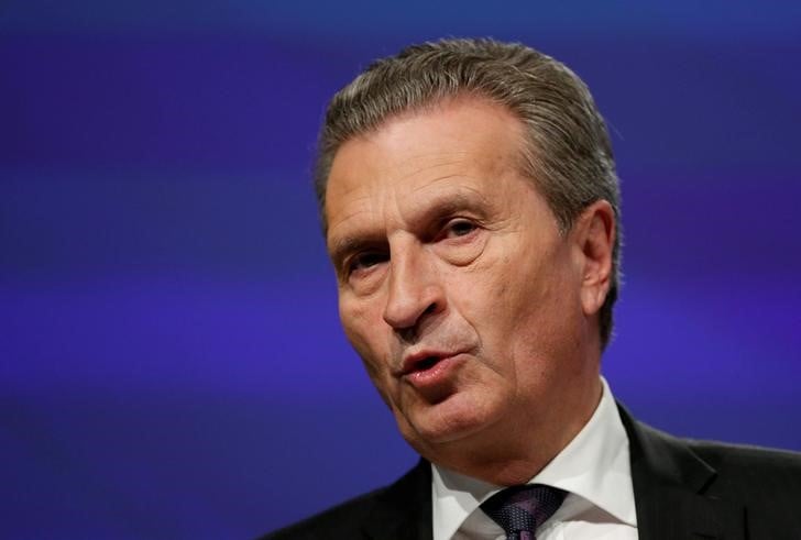 Oettinger: les pays du sud de l'ue doivent beneficier de la solidarite du bloc