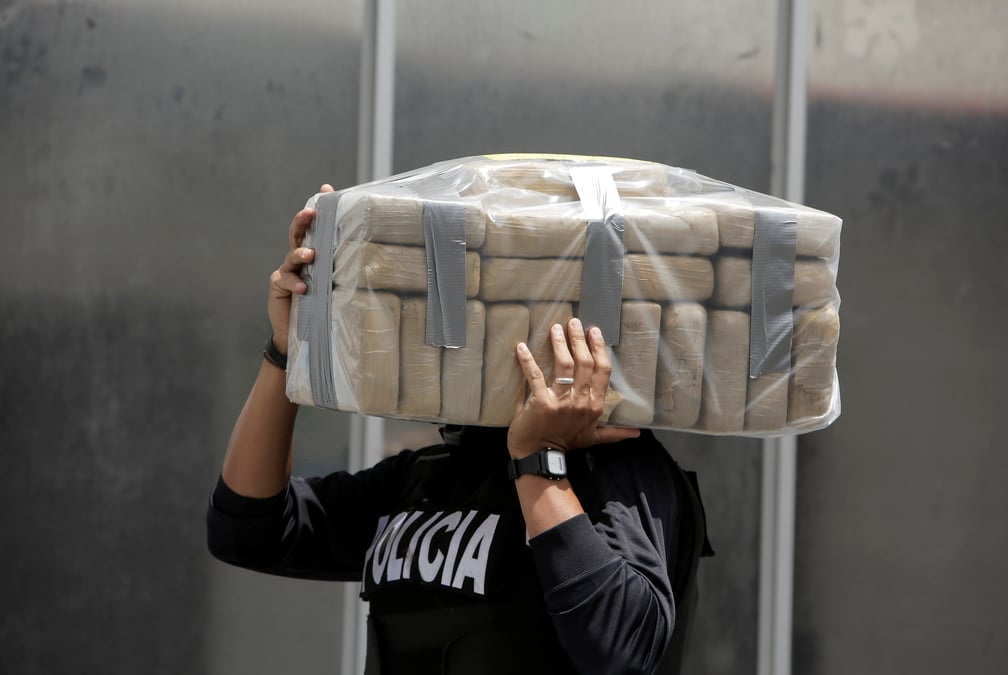 Plus de 7,5 tonnes de cocaine saisies lors d'une operation usa-colombie