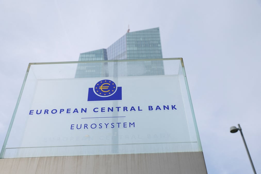 La banque centrale europeenne (bce) a francfort