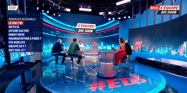 La chaîne l'Équipe.