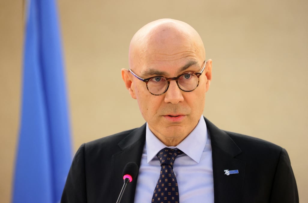 Le haut commissaire volker turk assistant au conseil des droits de l'homme