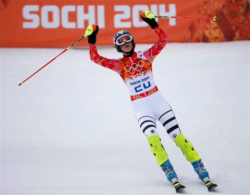 JO: Maria Höfl-Riesch reste la reine du Super combiné