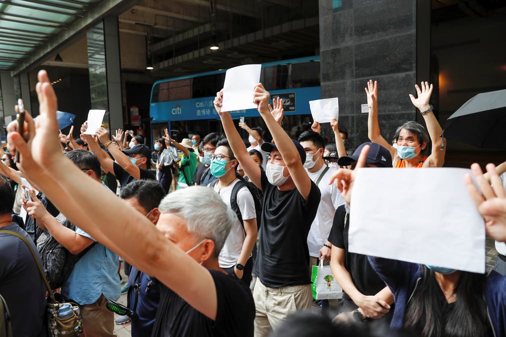 Premiere inculpation a hong kong pour incitation au separatisme