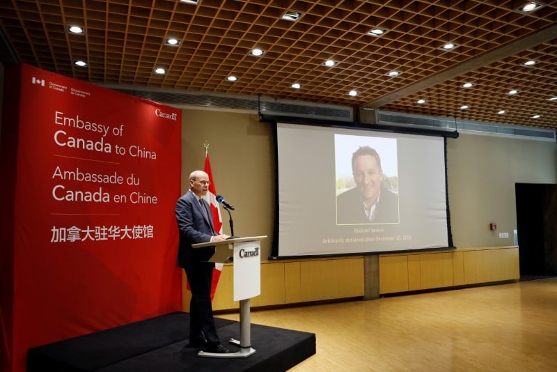 La chine condamne le canadien michel spavor pour espionnage