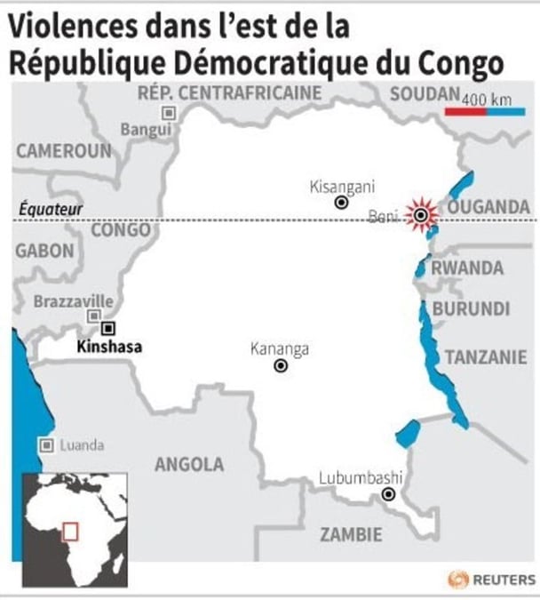 Violences dans l'est du Congo, 27 morts