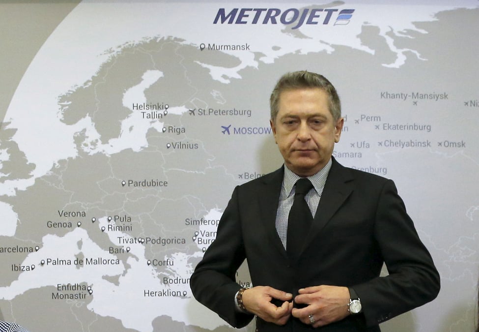 Metrojet exclut probleme technique ou erreur humaine dans l'accident de l'a321