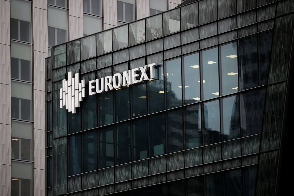 Siege d'euronext a paris, france