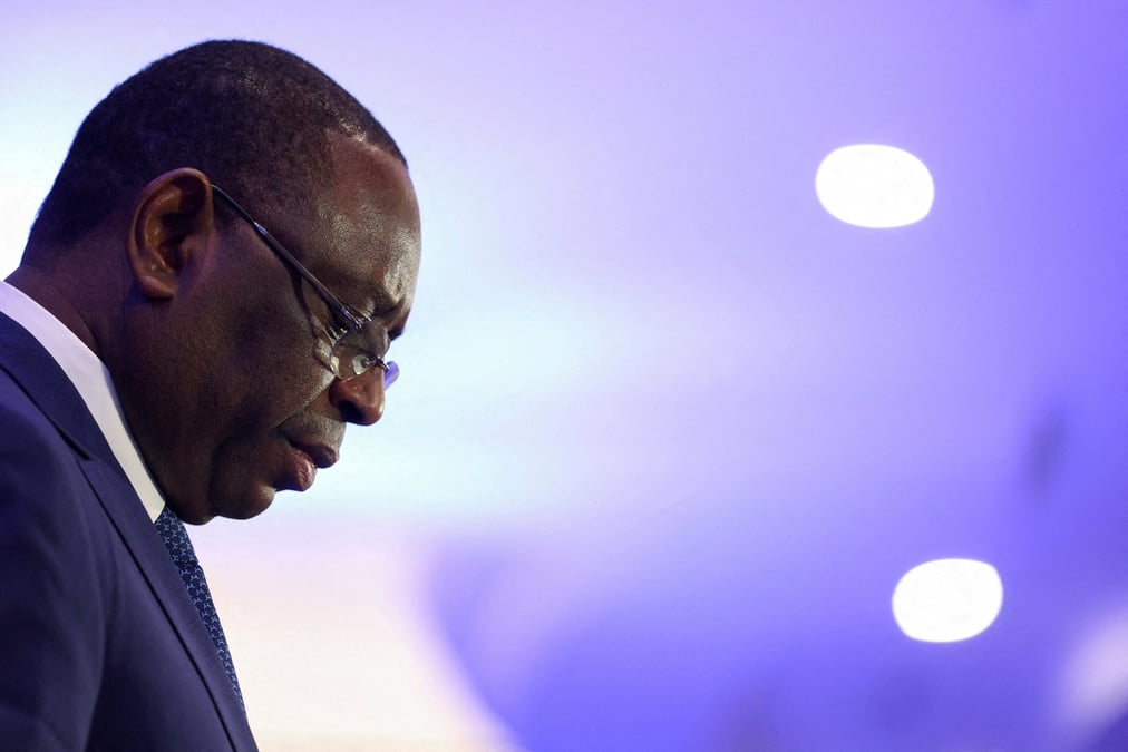 Le president senegalais macky sall