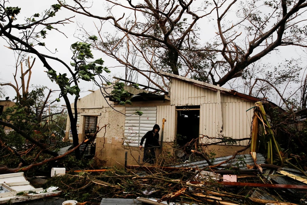 L'ouragan maria fait un mort a porto rico, neuf dans les antilles