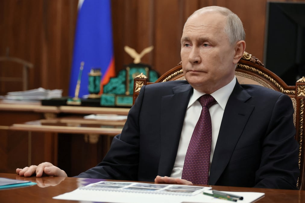 Le president russe vladimir poutine
