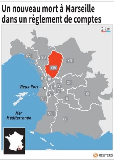 Troisième règlement de comptes en une semaine à Marseille