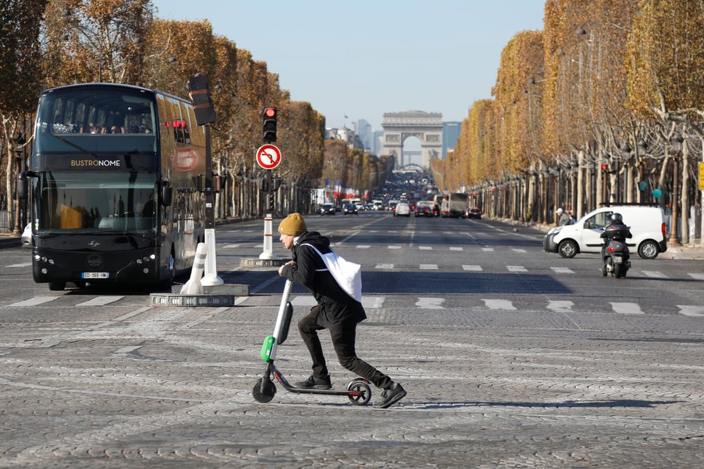 La trottinette electrique desormais regie par le code de la route