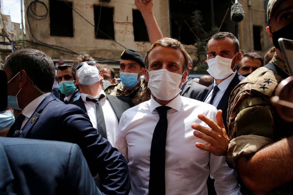Liban: macron promet de l'aide et plaide pour des reformes urgentes