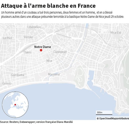 Attaque a l'arme blanche en france.fc