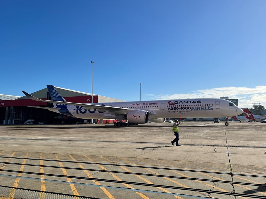 Qantas commande des airbus a350 pour des vols directs sydney-londres