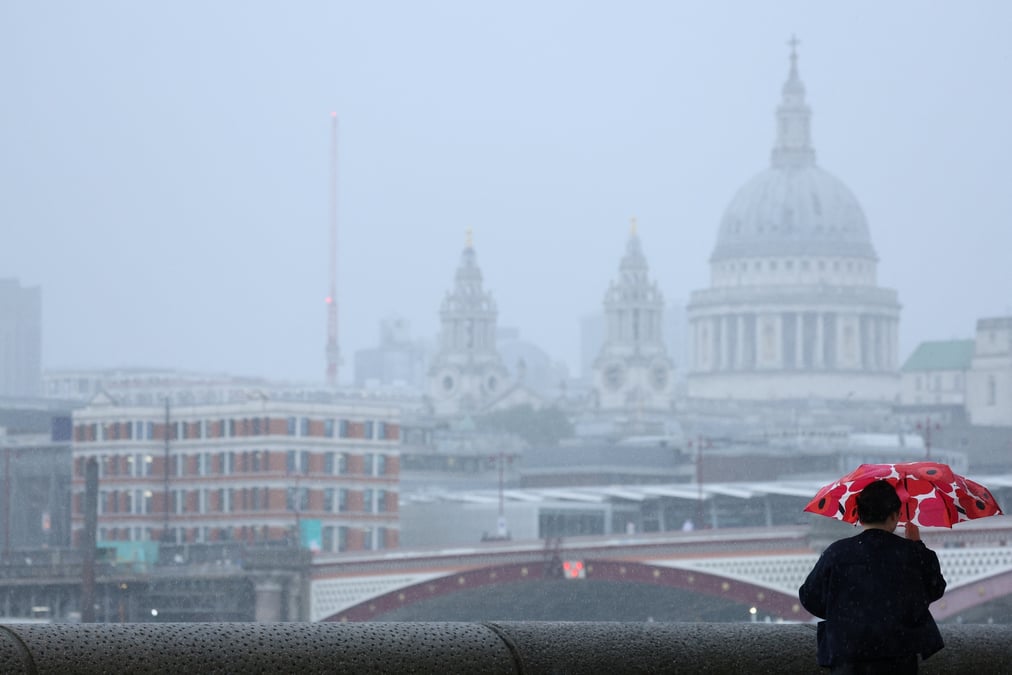 Vue de la cathedrale st paul a londres