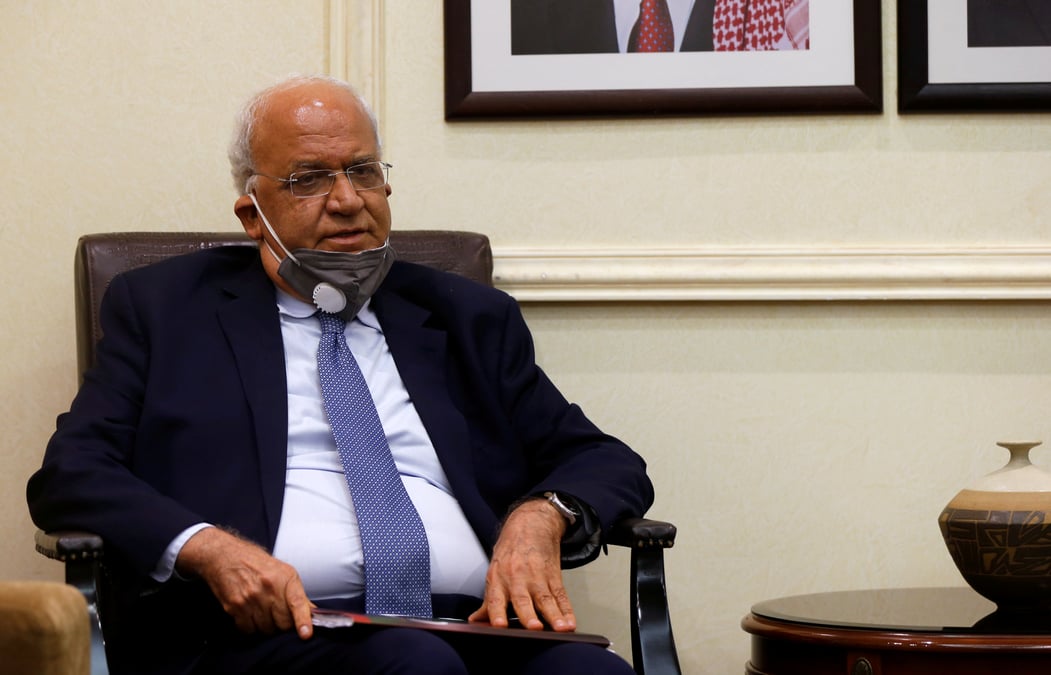 Coronavirus: le negociateur palestinien erekat transfere dans un hopital en israel